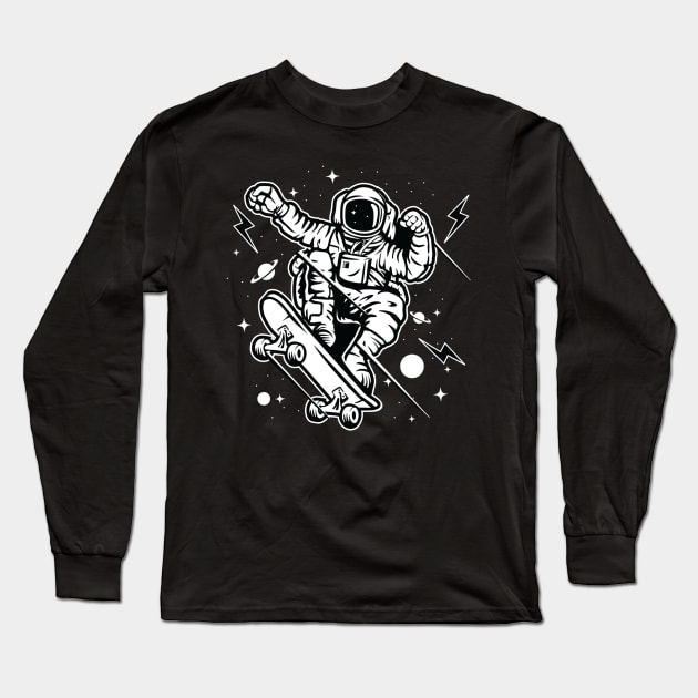 Space skater Long Sleeve T-Shirt by Eoli Studio